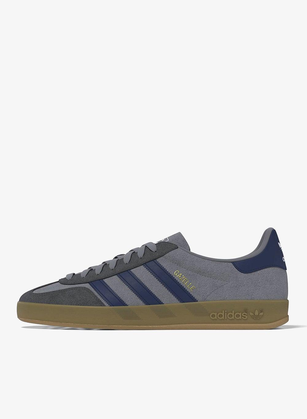 adidas Gazelle Indoor Jq8397 Suede Sneakers Grey - Image 1
