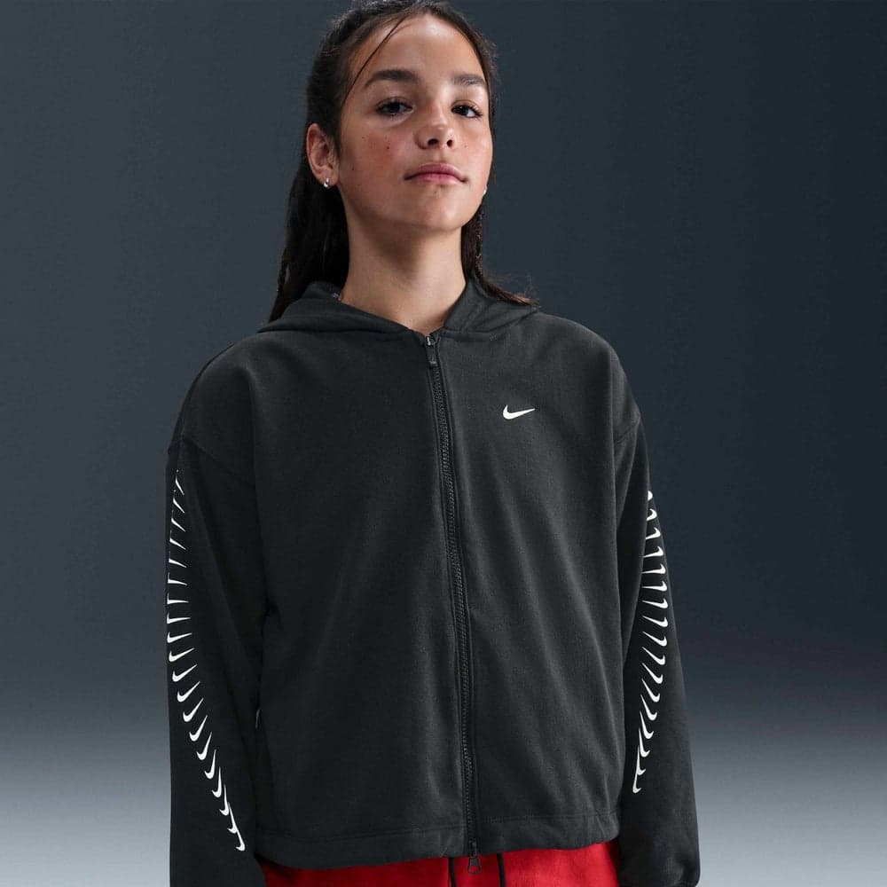 Nike Kids Dri-FIT Training Hoodie Black - Image 1