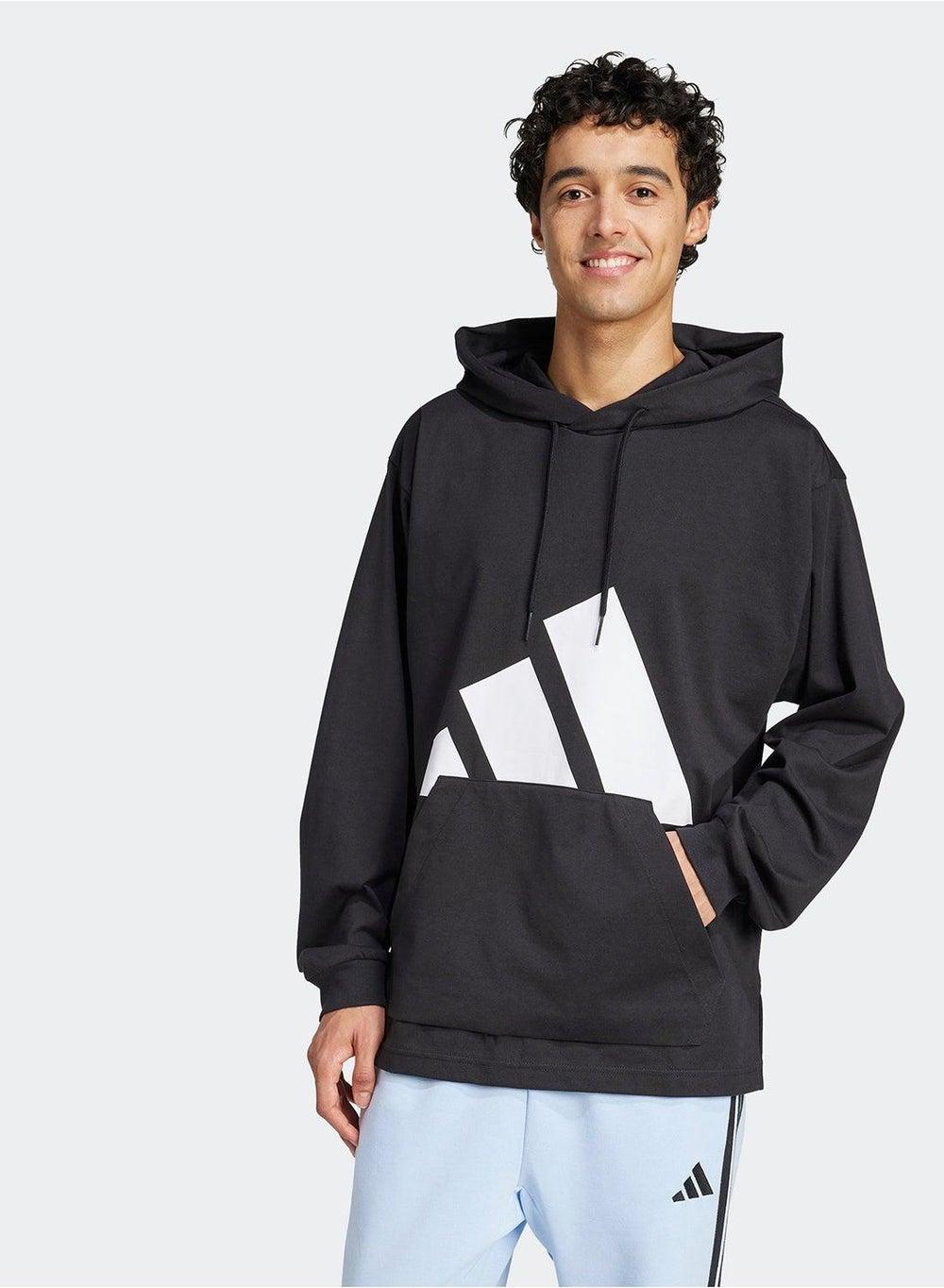 Adidas M Bl Sj Hd Big Logo Hoodie Black/White - Image 1