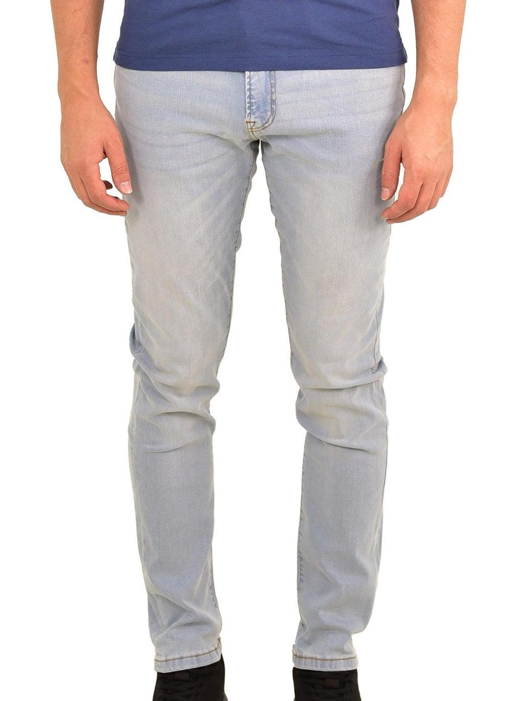 Men’s Blue Denim Jogger Jeans 180° Stretch Waist - Image 1