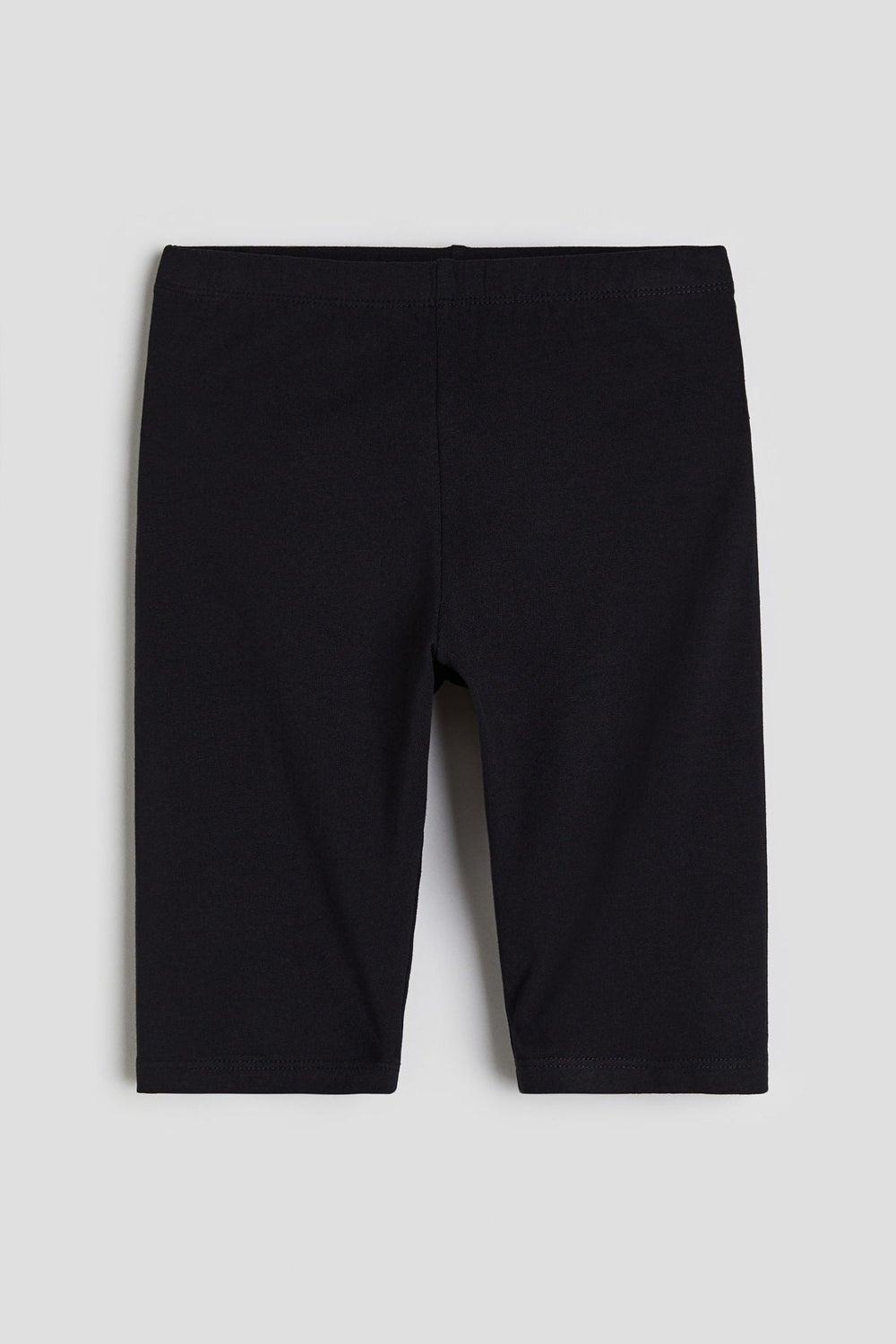 3-Pack Black Jersey Cycling Shorts for Girls - Image 1