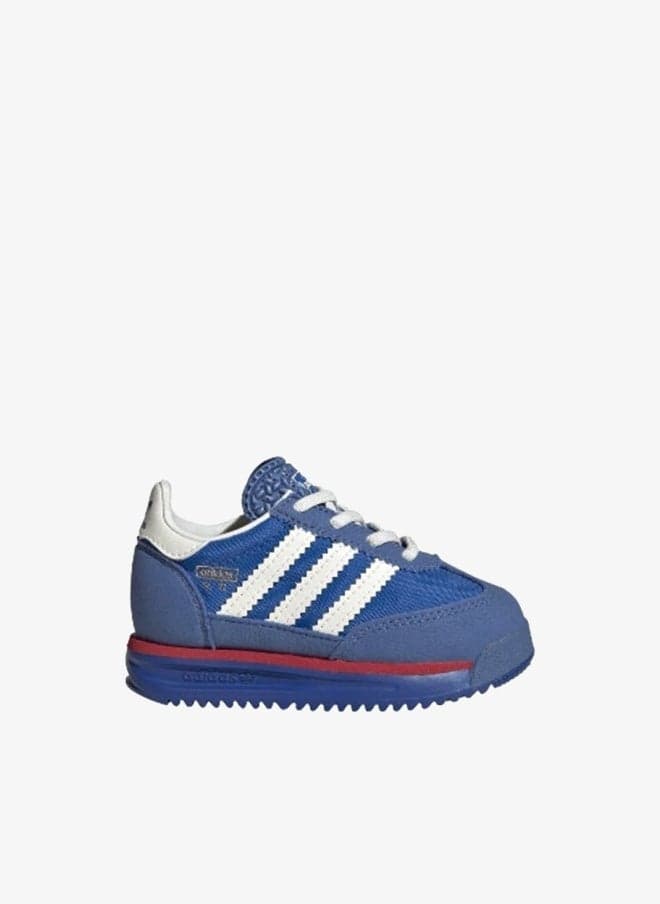 SL 72 RS Elastic Lace Baby Sneakers Blue - Image 1