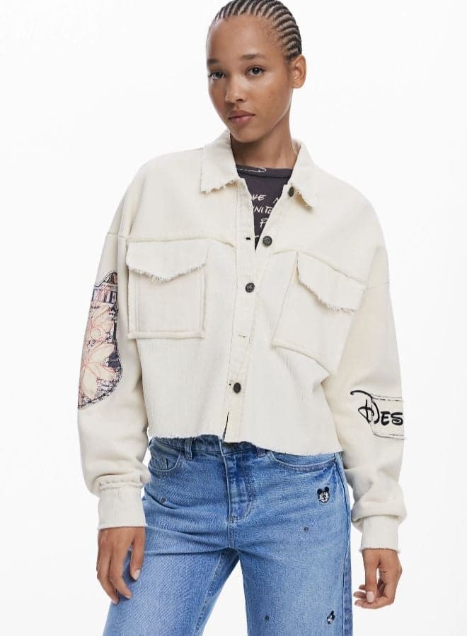 Mickey Button Cotton Blend Sweatshirt 25Wwsk161001 - Image 1