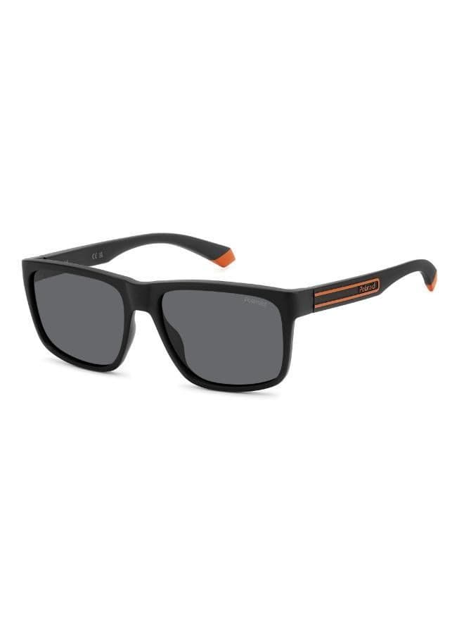 Polaroid PLD 2149/S Rectangular Grey Lens Sunglasses - Image 1