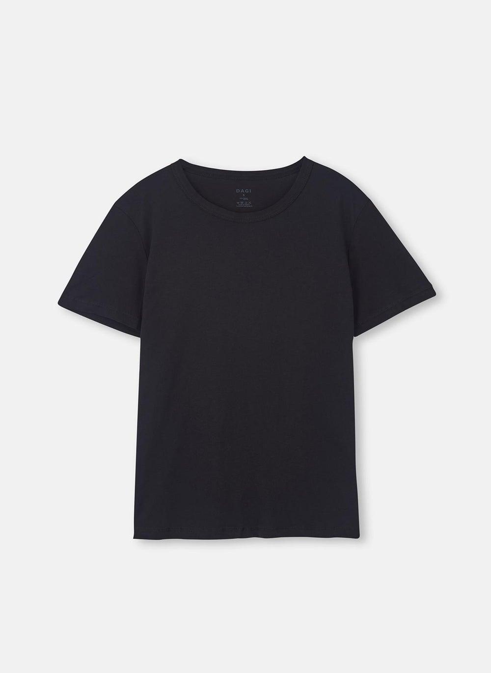 Dagi E011000161 Black Cotton Crew Neck Undershirt - Image 1