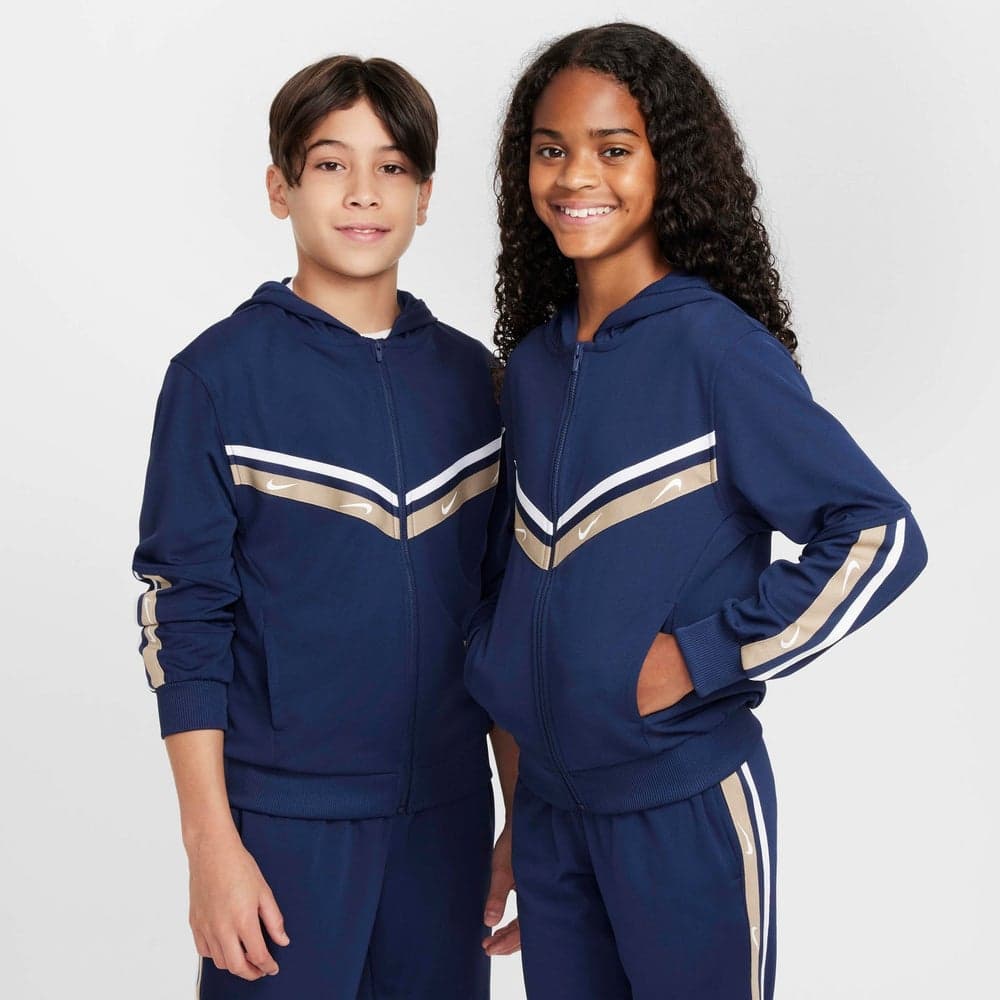 Nike Club+ Kids Full-Zip Hoodie Blue - Image 1