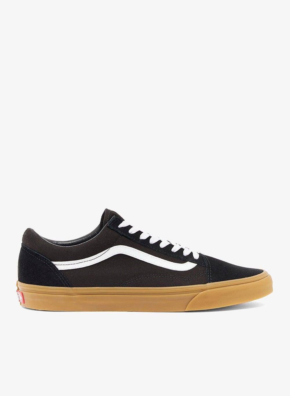 Old Skool CR5B9M Black Gum Leather Sneakers - Image 1