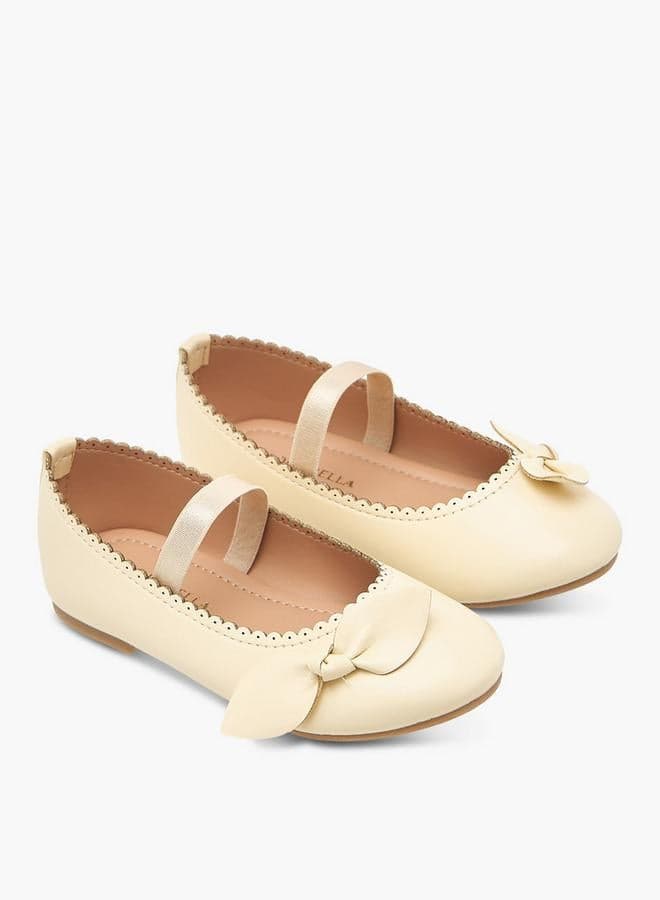 Flora Bella Textured Ballerina Flats BS138 24903 - Image 1