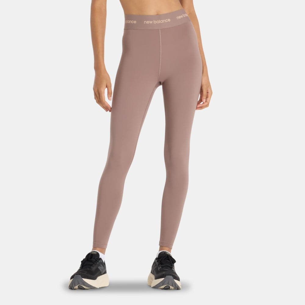 New Balance Sleek Sport Leggings NBWP51177 Taupe - Image 1