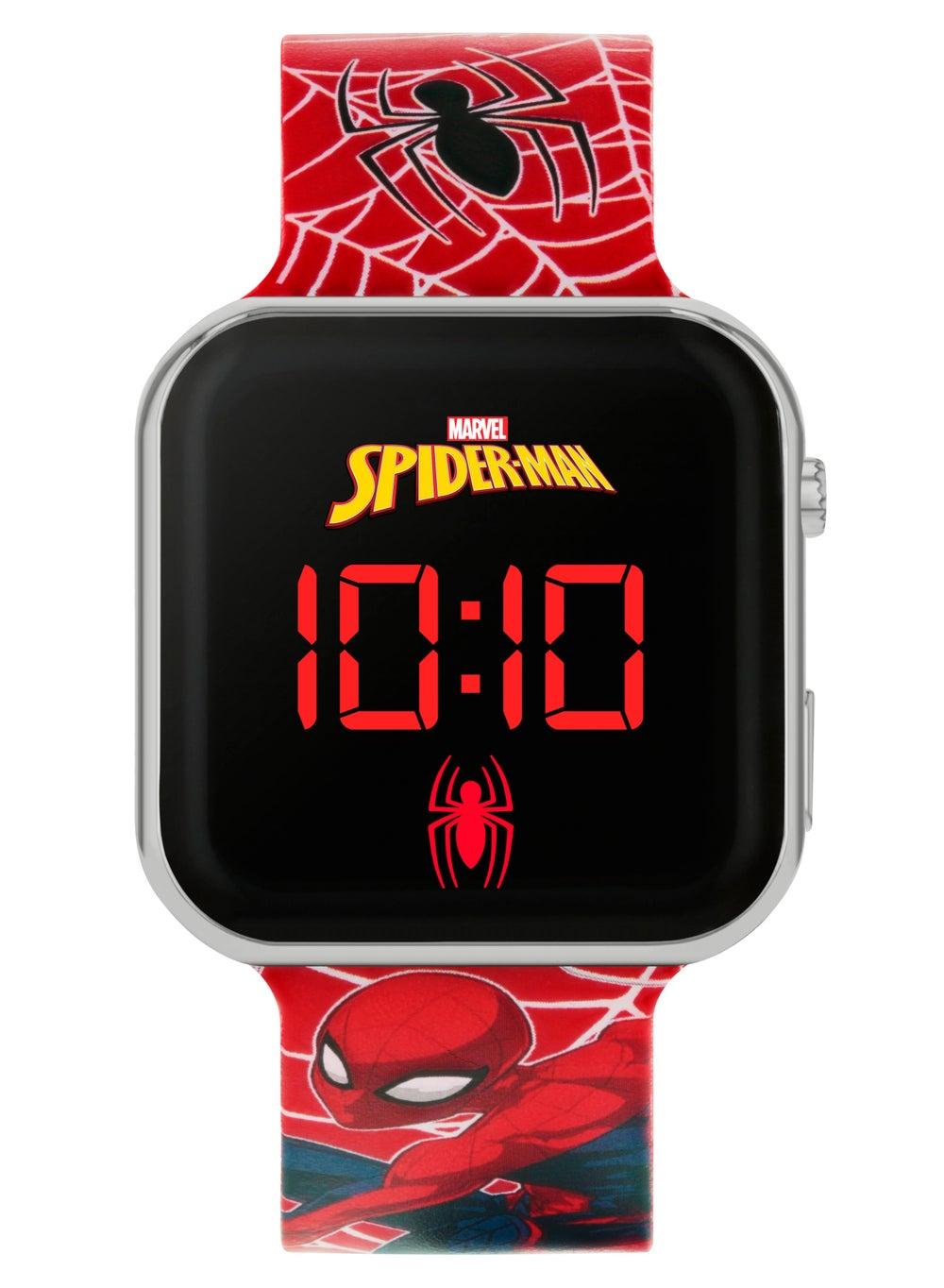 Marvel Spider-Man LED Boys Watch SPD4719ARG Red Strap - Image 1