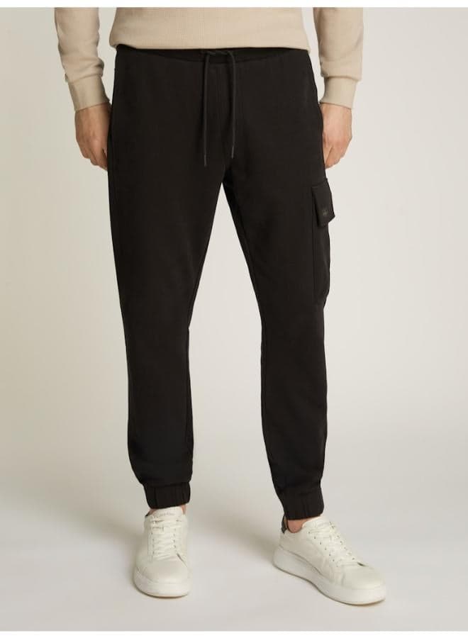 Calvin Klein Logo Knitted Slim Joggers J30J326762 - Image 1