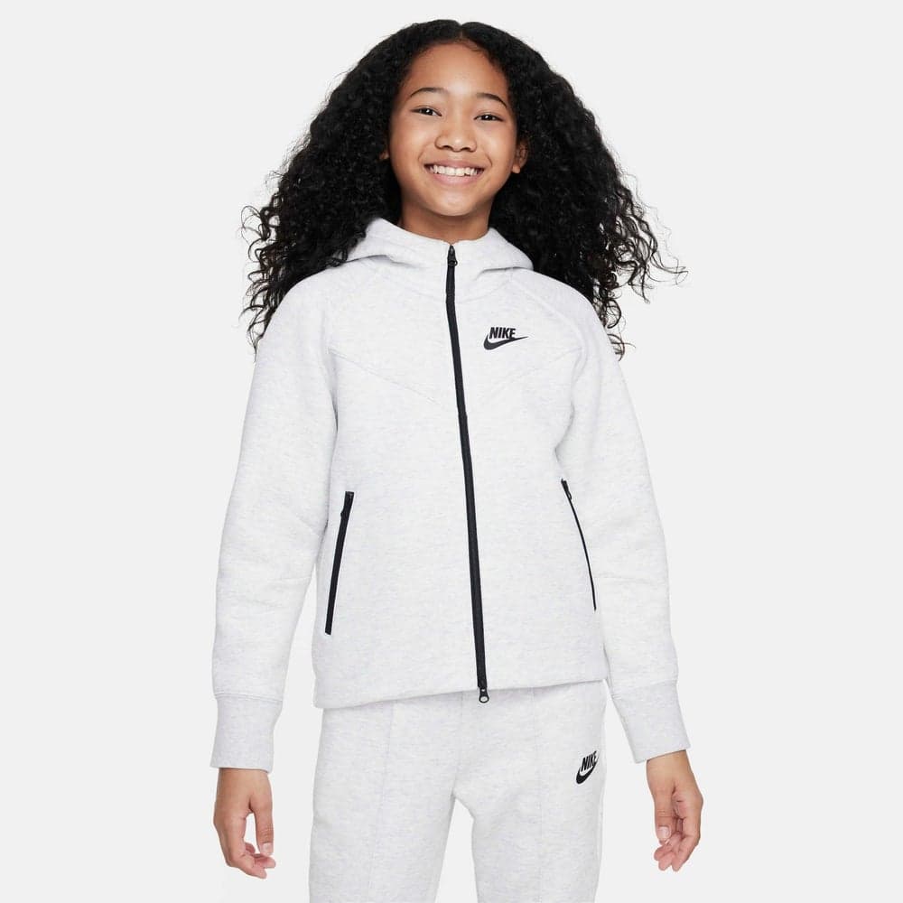 Kids Tech Fleece Full-Zip Hoodie Ivory - Image 1