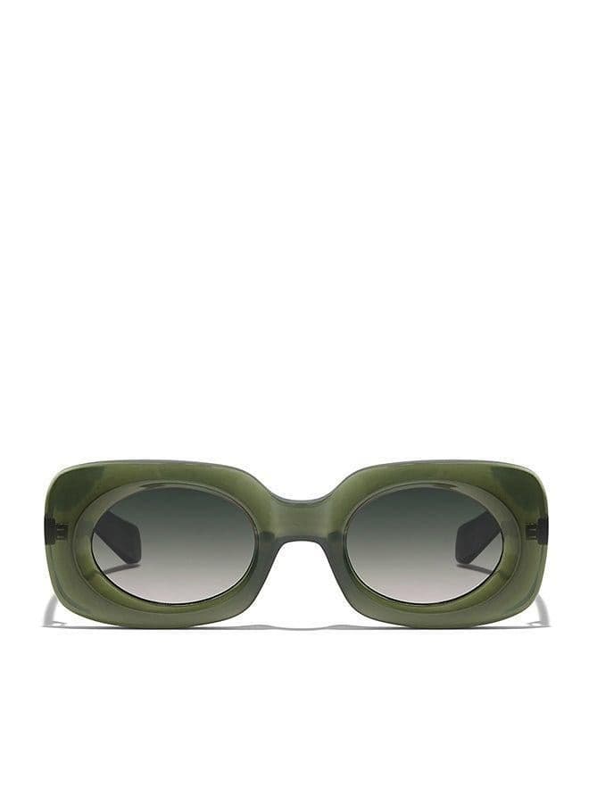 BlackOut DUO Rectangular Women’s Sunglasses UV400 Green Lens - Image 1