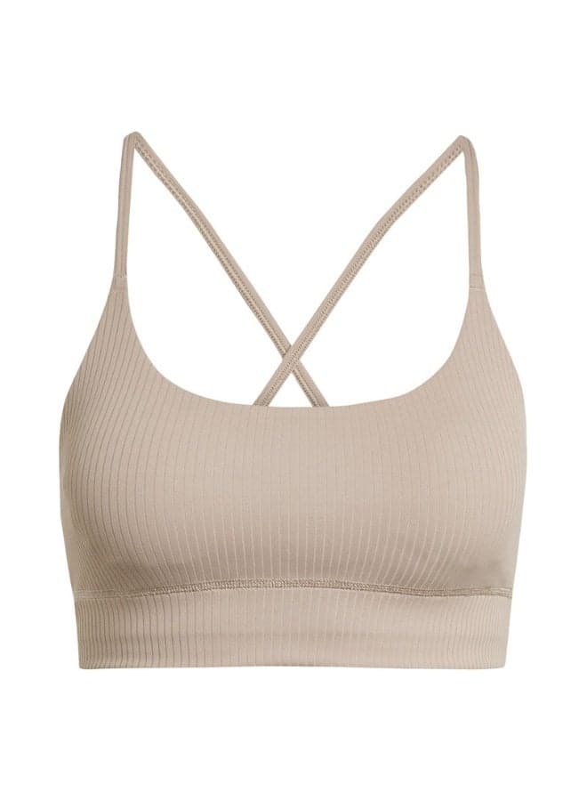 adidas All Me Rib Light Support Bra CHABRN - Image 1