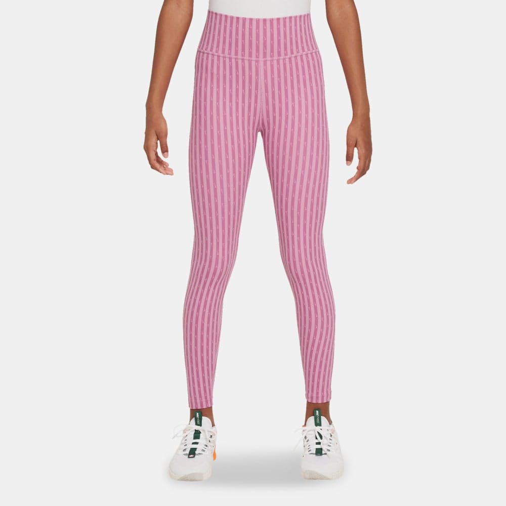 Nike Kids One Dri-FIT Pink Training Leggings - Image 1