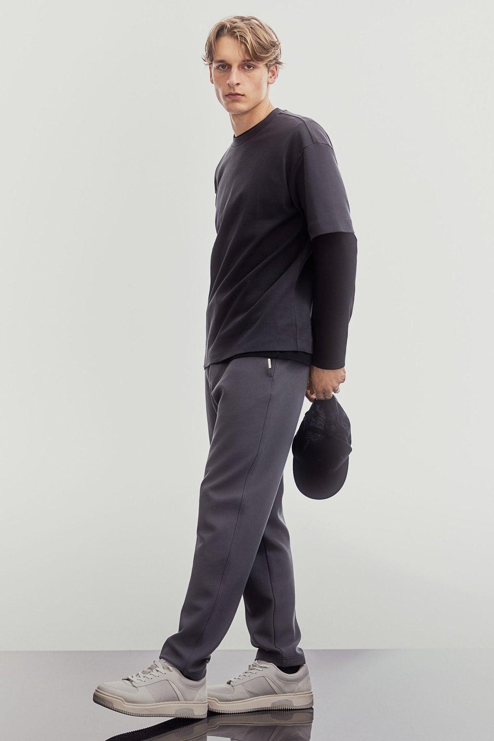 Black Dark Heavyweight Loose Fit T-Shirt - Image 1