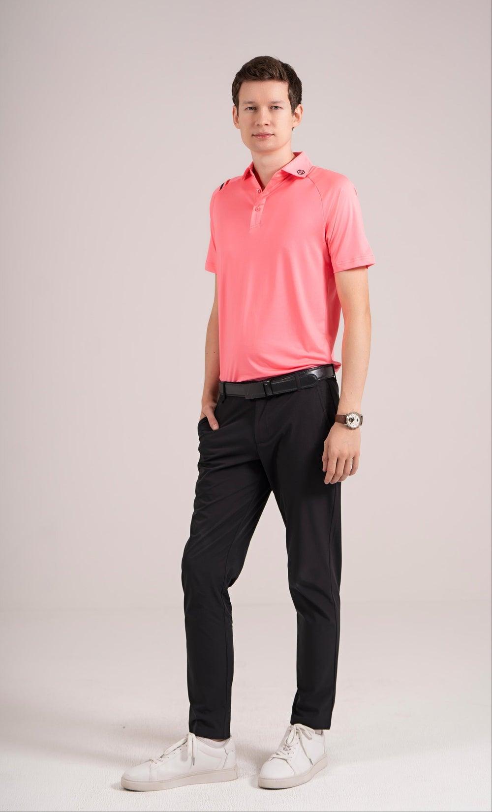 Men’s Slim Fit Black Golf Pants Stretch Performance - Image 1