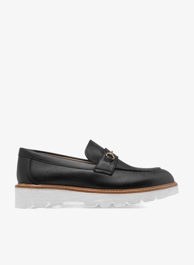 Ds Lilly 1 Black Metal Accent Slip-On Loafers - Image 1