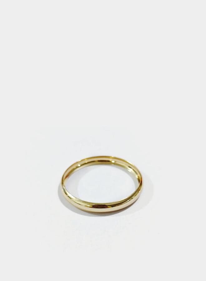 Styli Plain Thin Gold Bangle Bracelet - Image 1