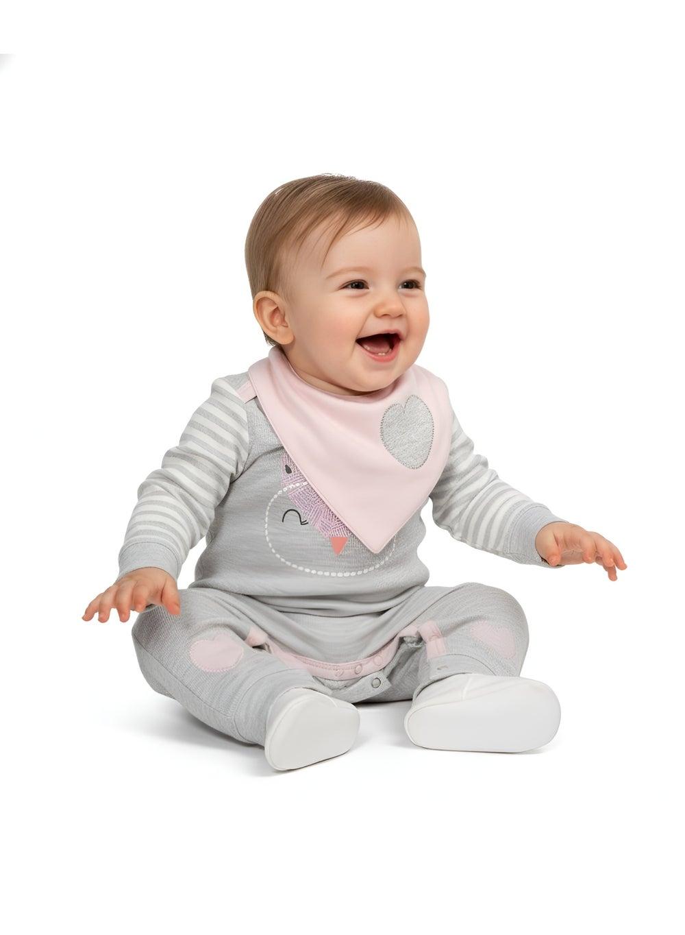 Bambimici Baby Owl Cozy 2-Piece Romper Set - Image 1