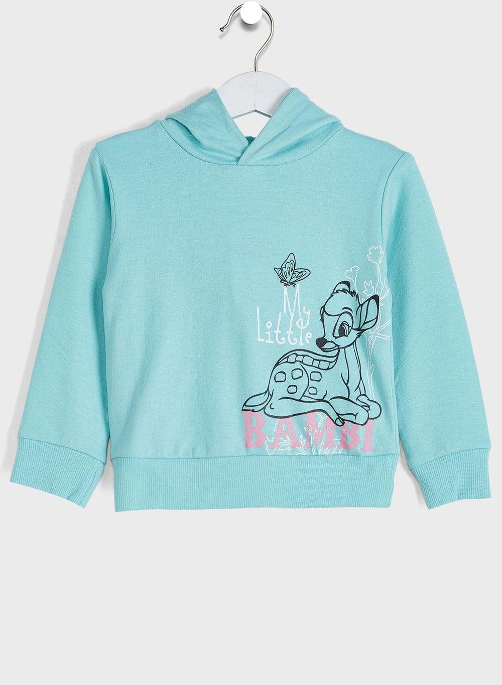 Infant Graphic Print Cotton Hoodie Pullover - Image 1