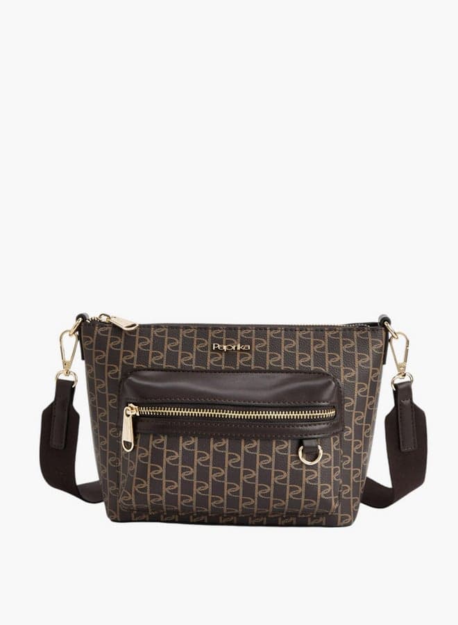 Monogram Brown Crossbody Bag Mtc C73647 Detachable Strap - Image 1