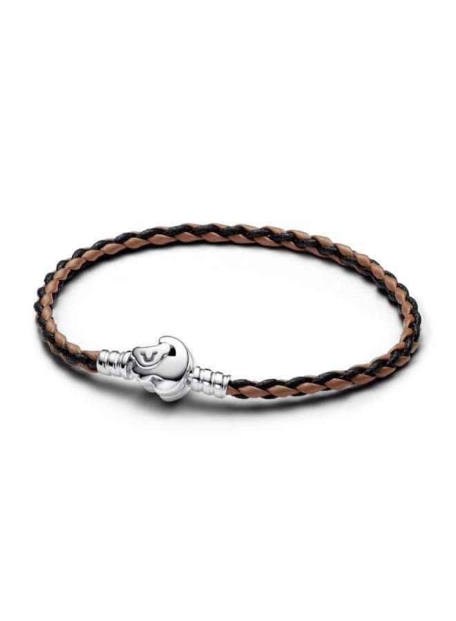 Disney Lion King Clasp Braided Leather Bracelet - Image 1