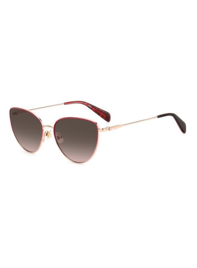 Hailey/G/S Cat Eye Sunglasses Brown Gradient - Image 1