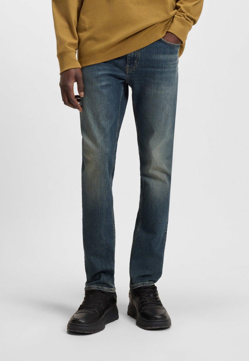 HUGO Dark Blue Extra-Slim Stretch Jeans 50541552413 - Image 1
