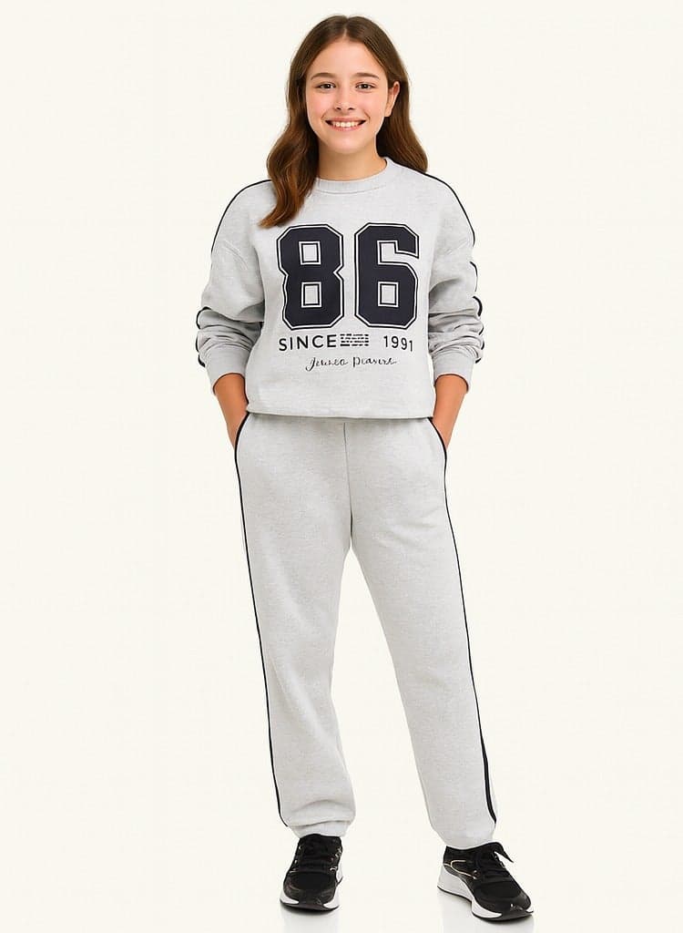 Girls Since 1968 Number 86 Cotton Fleece Set - Image 1