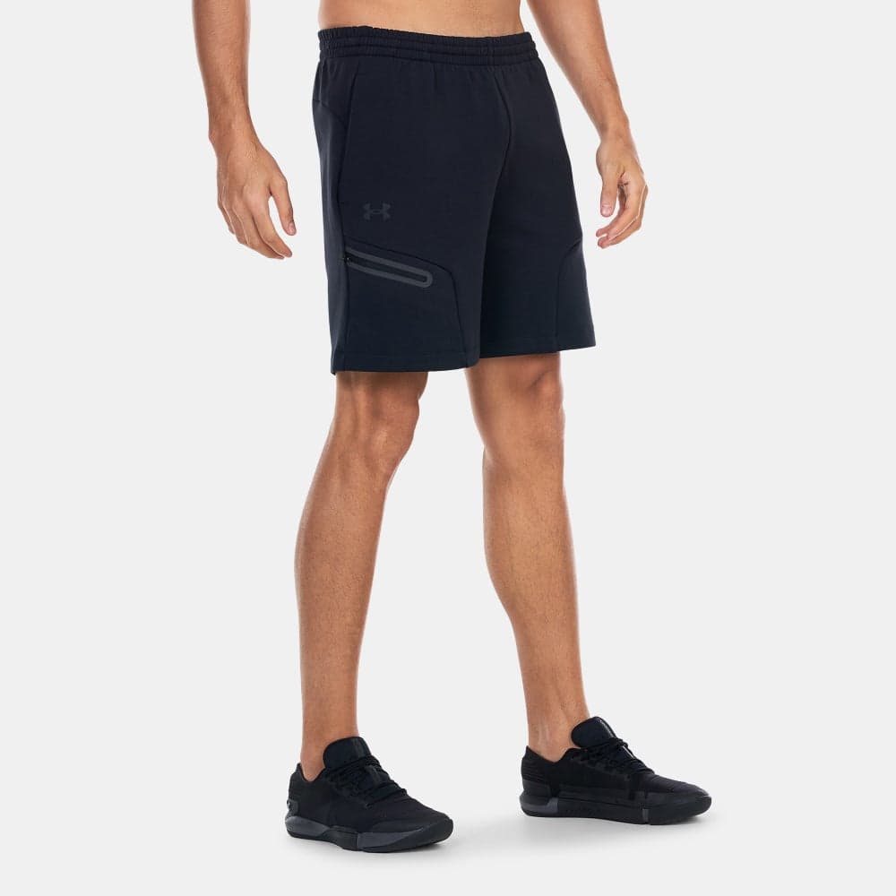 Under Armour Unstoppable Fleece Shorts Black 7-Inch - Image 1