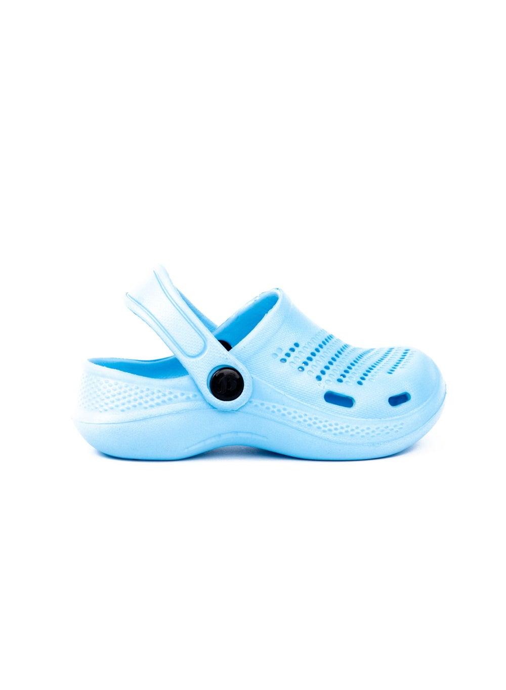 Bata 261 9399 Textured Casual Clogs Blue - Image 1