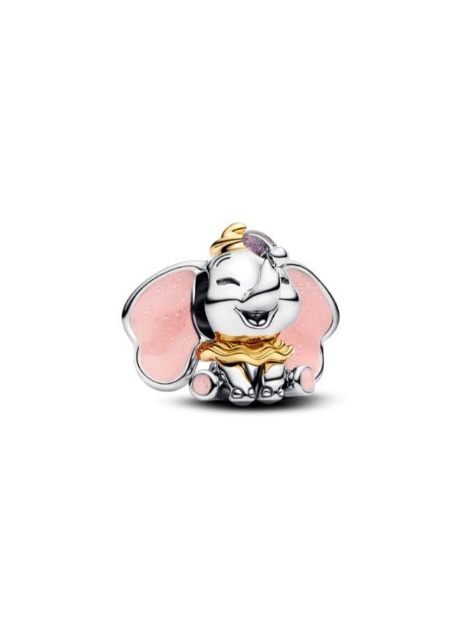 Disney Dumbo Pink Enamel Sterling Silver Charm - Image 1