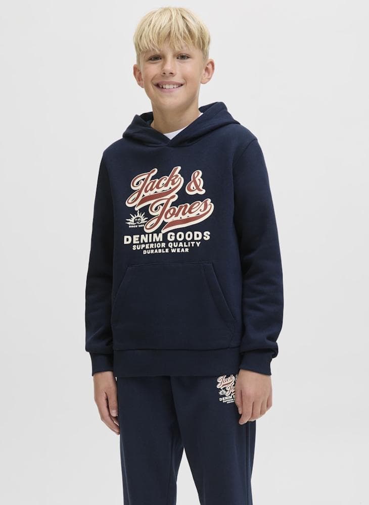 Jack & Jones Junior Logo Hoodie 12279744 - Image 1