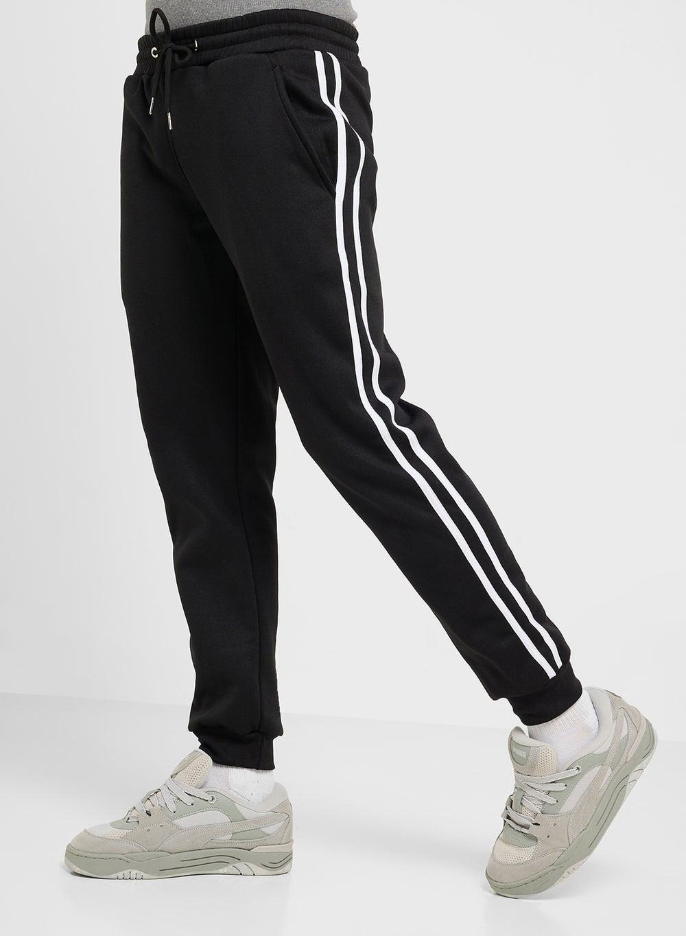 Seventy Fivejogr05 Essential Black Fleece Joggers - Image 1