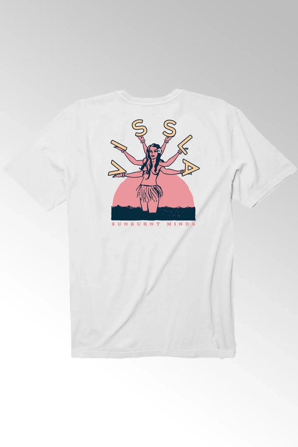 So Burnt SS PKT Tee White Cotton Graphic - Image 1