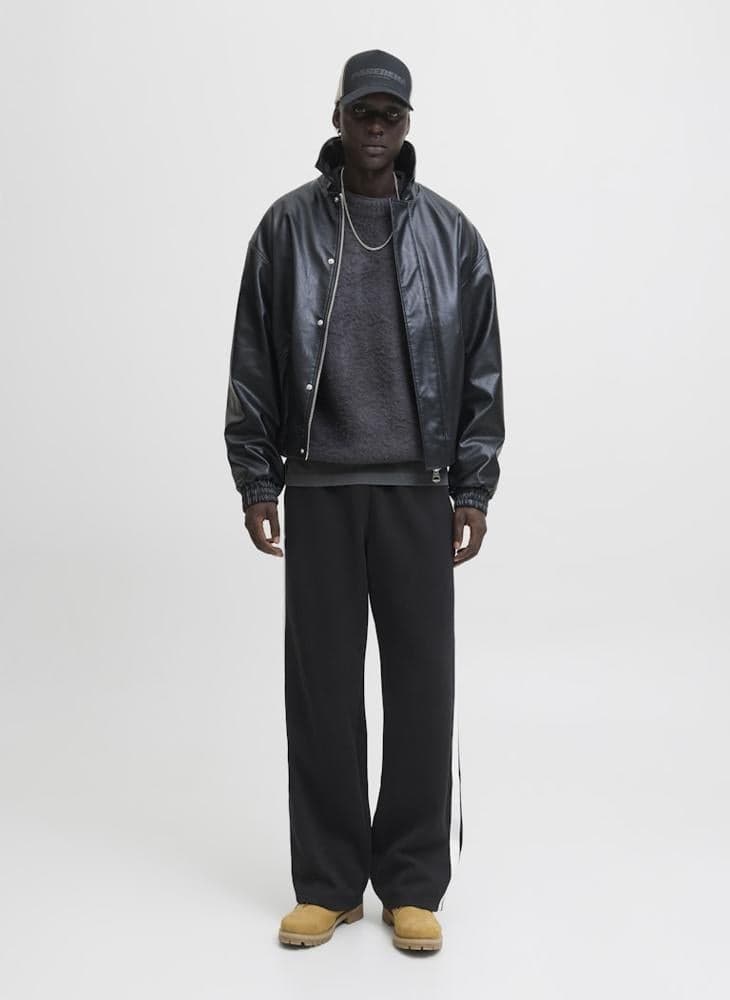 Essential Drawstring Black Sweatpants 12283263 - Image 1