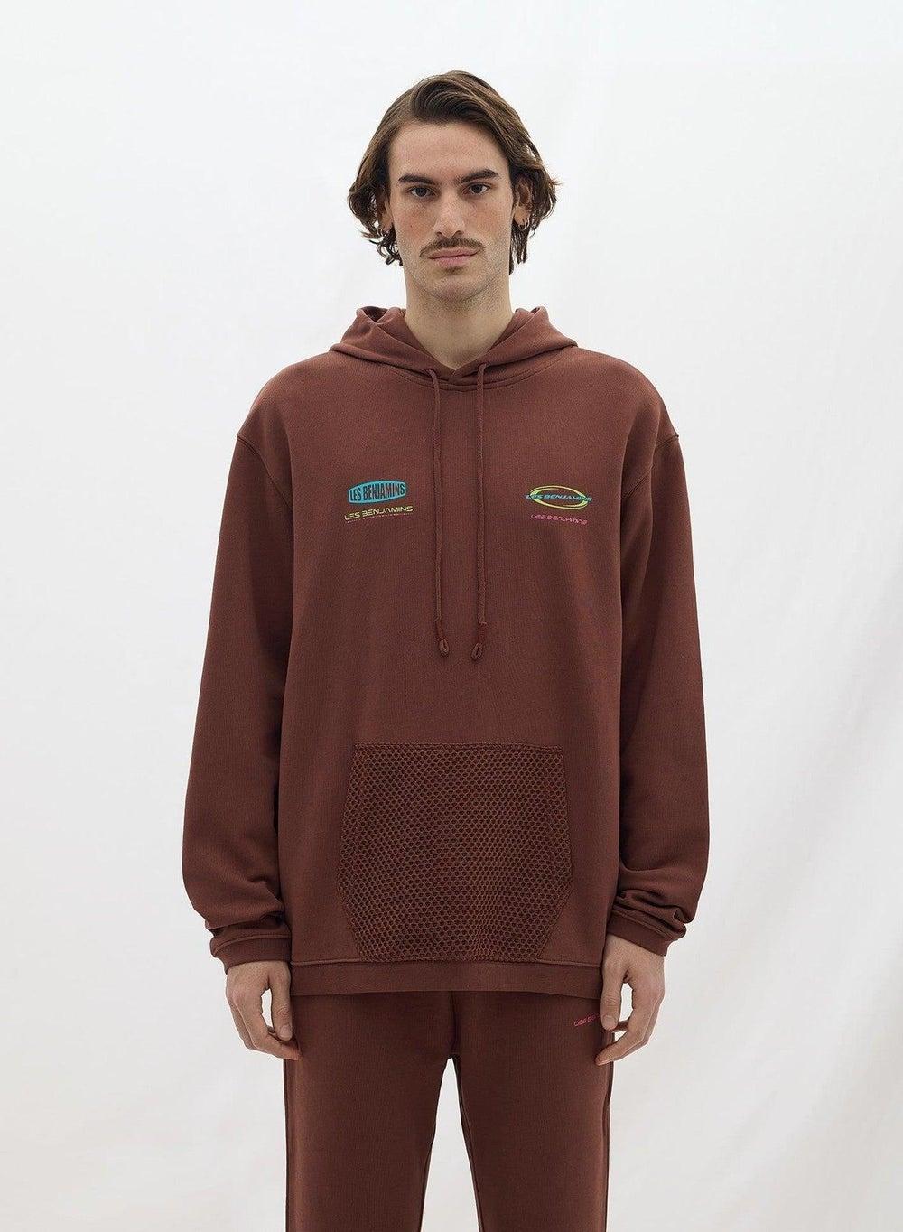 Relaxed Hoodie 002 Autumn Brown Cotton Pullover - Image 1