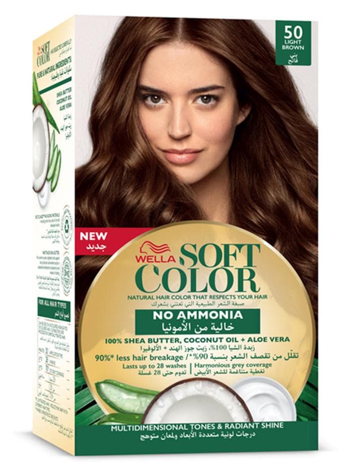 Soft Color Natural Instincts 50 Light Brown Hair Color - Image 1