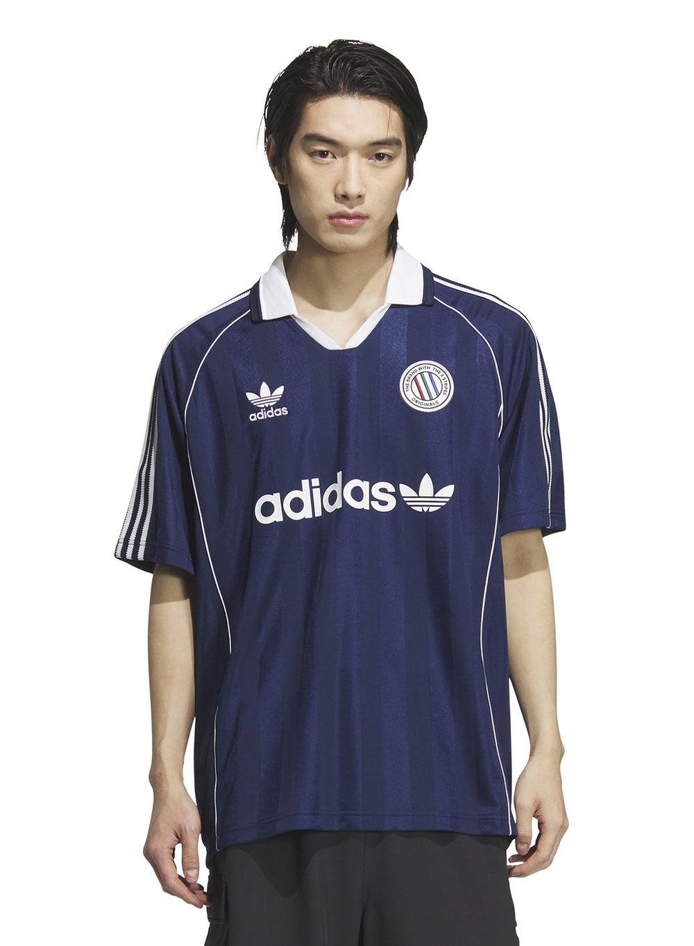 adidas Essential Jersey Kc0127 Night Indigo V-Neck - Image 1