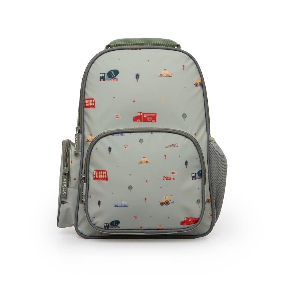 Transport Kids Backpack Graphic Green 13-Inch - Image 1