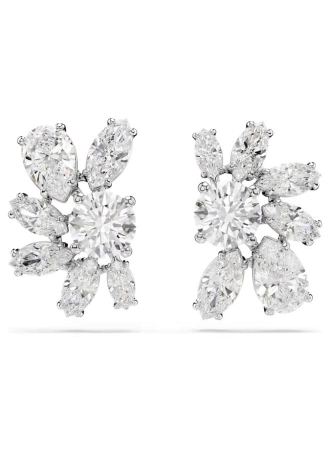 Mesmera Floral Zirconia Stud Earrings 5737462 - Image 1