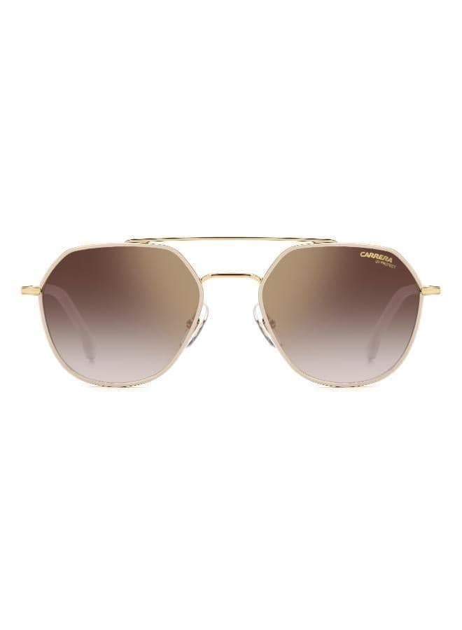 Carrera303/S Square Aviator Sunglasses Gold Burgundy - Image 1