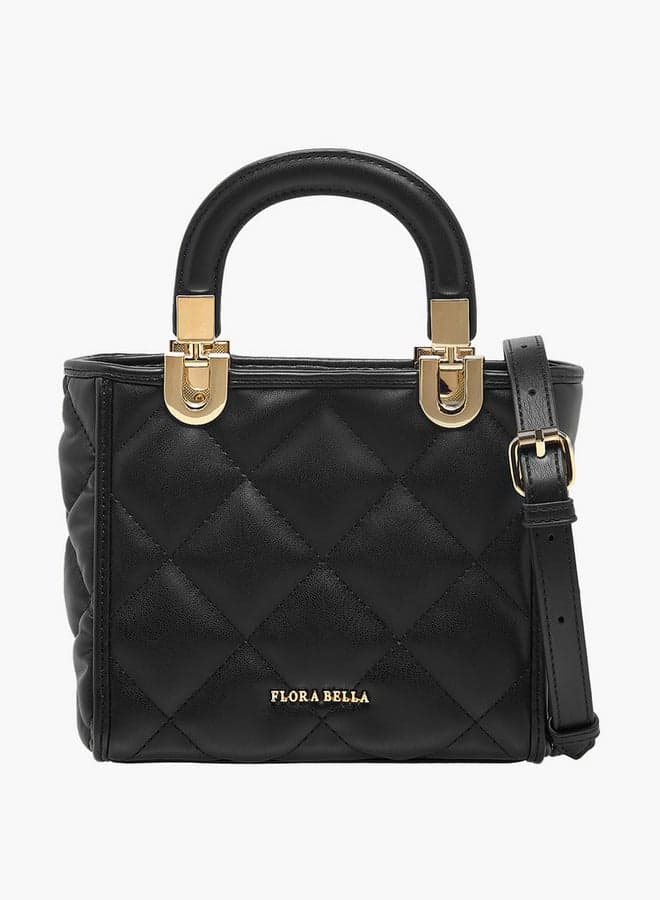 Smt5322 K Quilted Black Crossbody Bag - Image 1