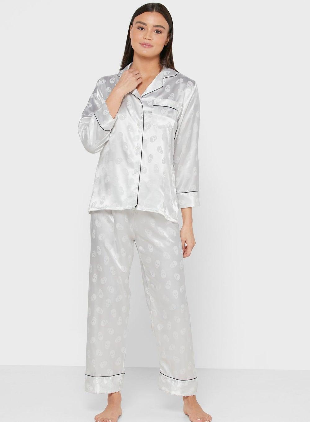 Mk2119 Luxe Satin Pyjama Set for Women - Image 1