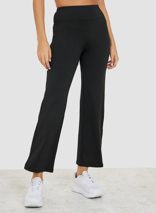 Black High-Rise Wide Leg Training Pants 7003913901 - Image 1
