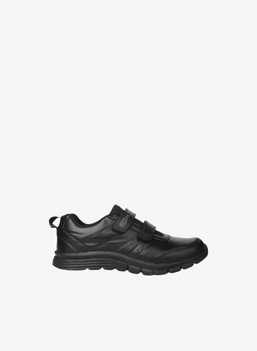 Bata Bf003 Kids Black Dual Velcro School Sneakers - Image 1