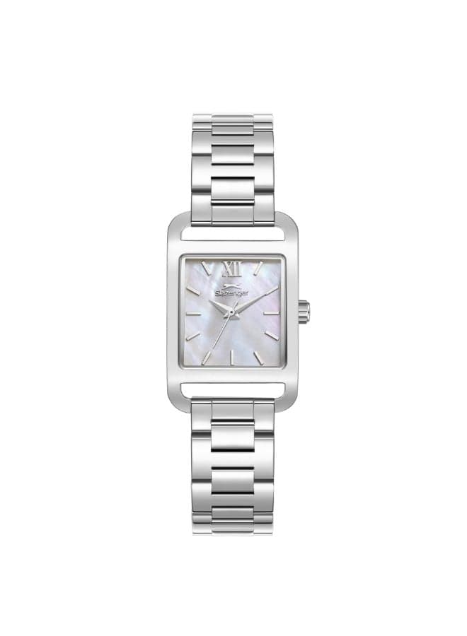 Silver Square MOP Dial Watch SL.9.2521.3.01 - Image 1