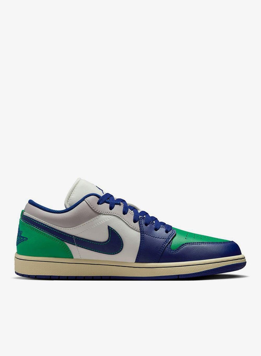 Air Jordan 1 Low 553558 147 Classic Leather Sneaker - Image 1