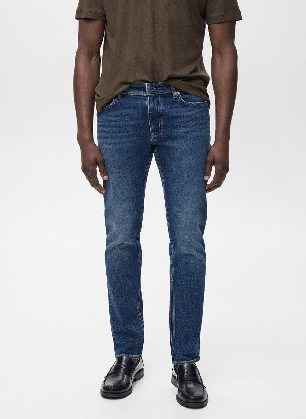 Jan Slim-Fit Dark Wash Denim Jeans - Image 1